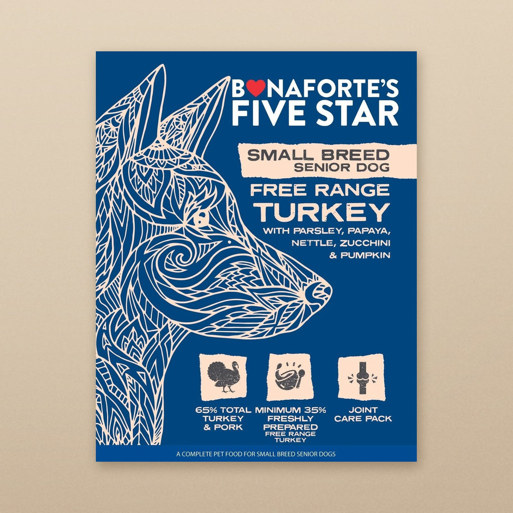 Five Star Small Breed Senior Free Range Turkey bag