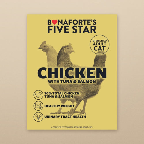 Adult Cat Chicken with Tuna & Salmon bag